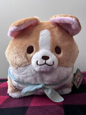 2014 Faithful Mochishiba Corgi Komugi Large Plush Toyo Bakery Toreba SK Japan